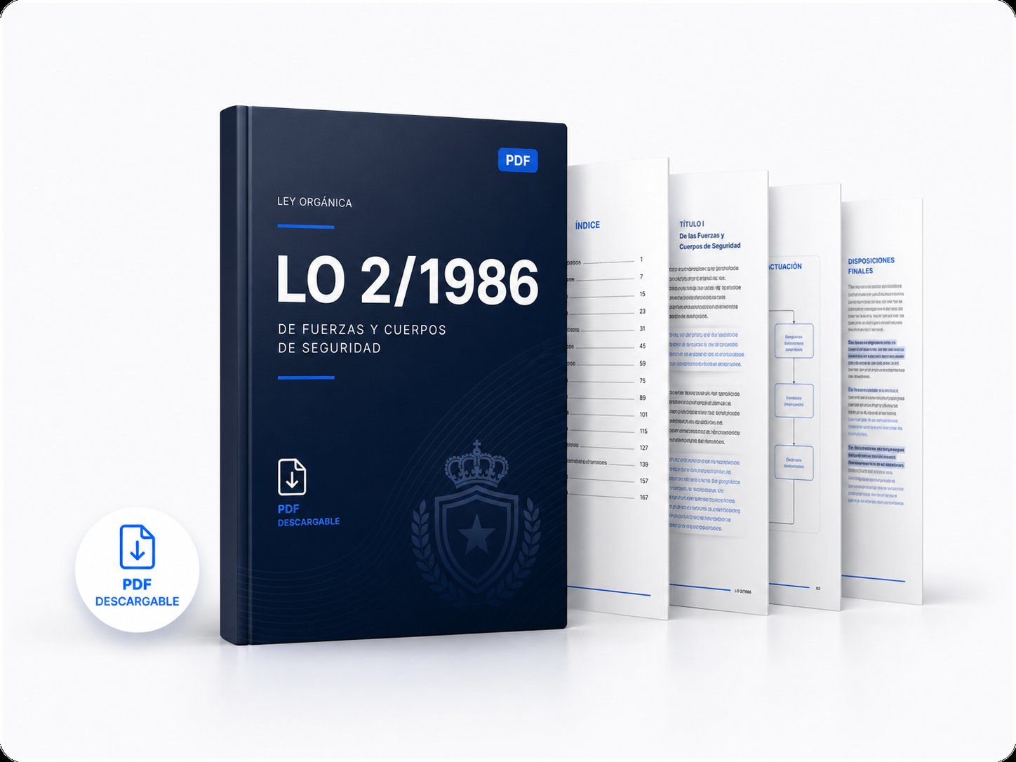 Mockup del libro LO 2/1986 con páginas interiores del PDF