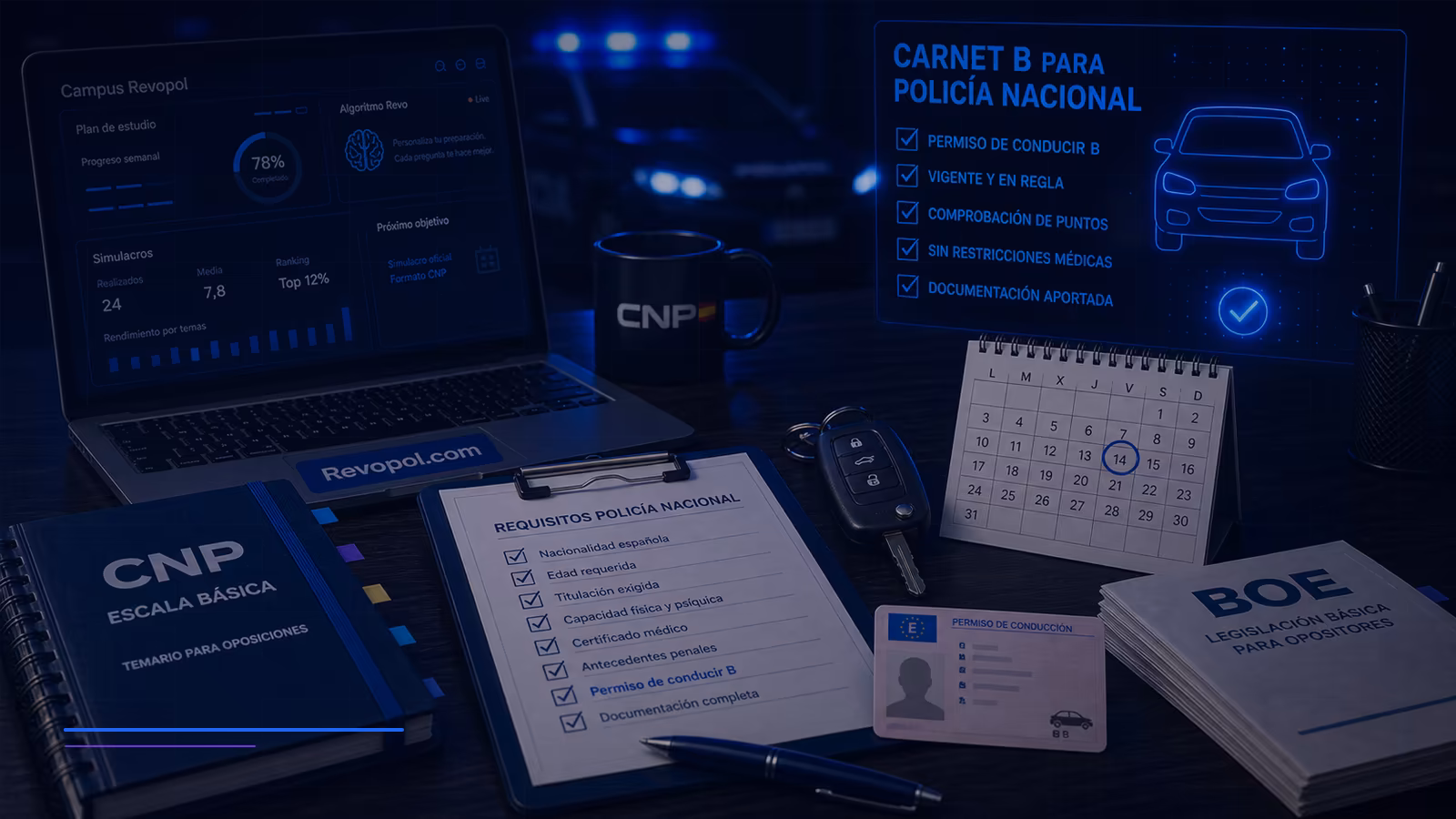 Carnet B para Policía Nacional: cuándo hay que tenerlo