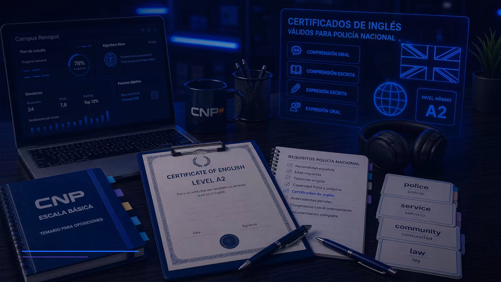Certificados de inglés válidos para Policía Nacional: guía oficial