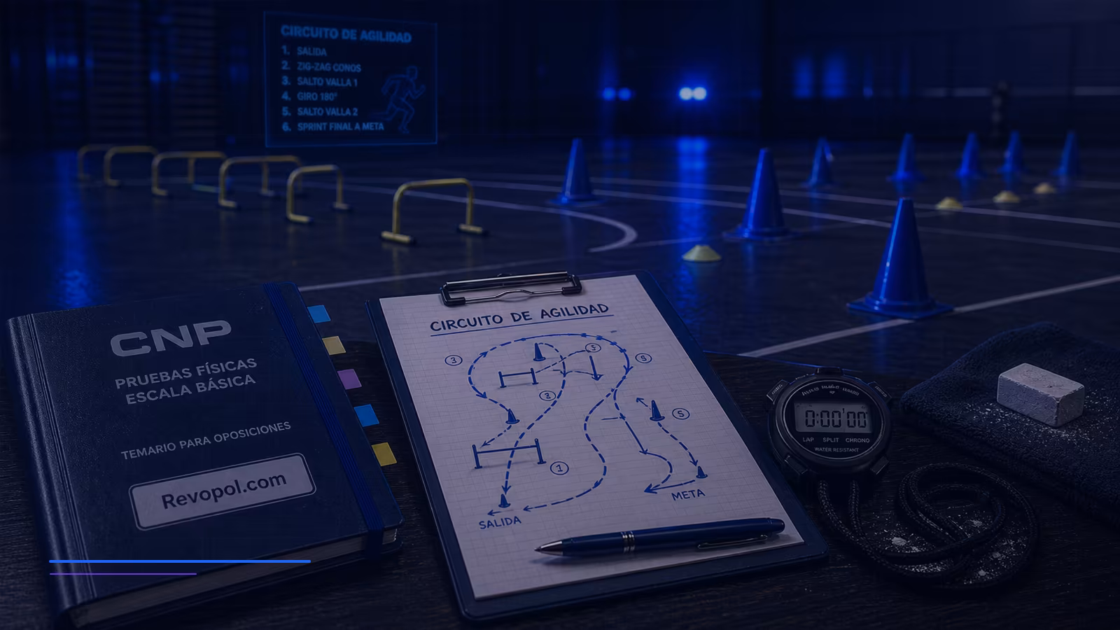 Circuito de agilidad Policía Nacional: nulos, técnica y entrenamiento