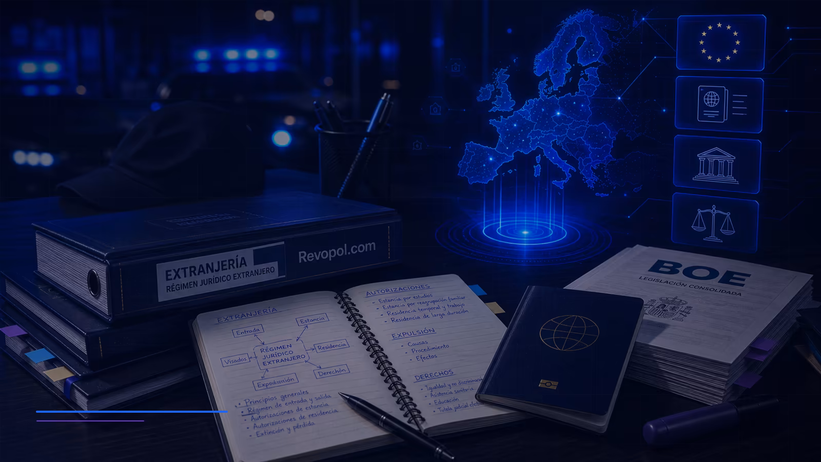 Extranjería para Policía Nacional: conceptos que suelen confundir