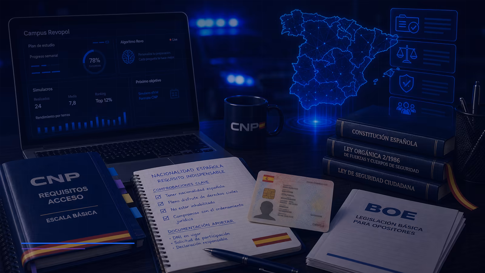 Nacionalidad española en Policía Nacional: requisito explicado