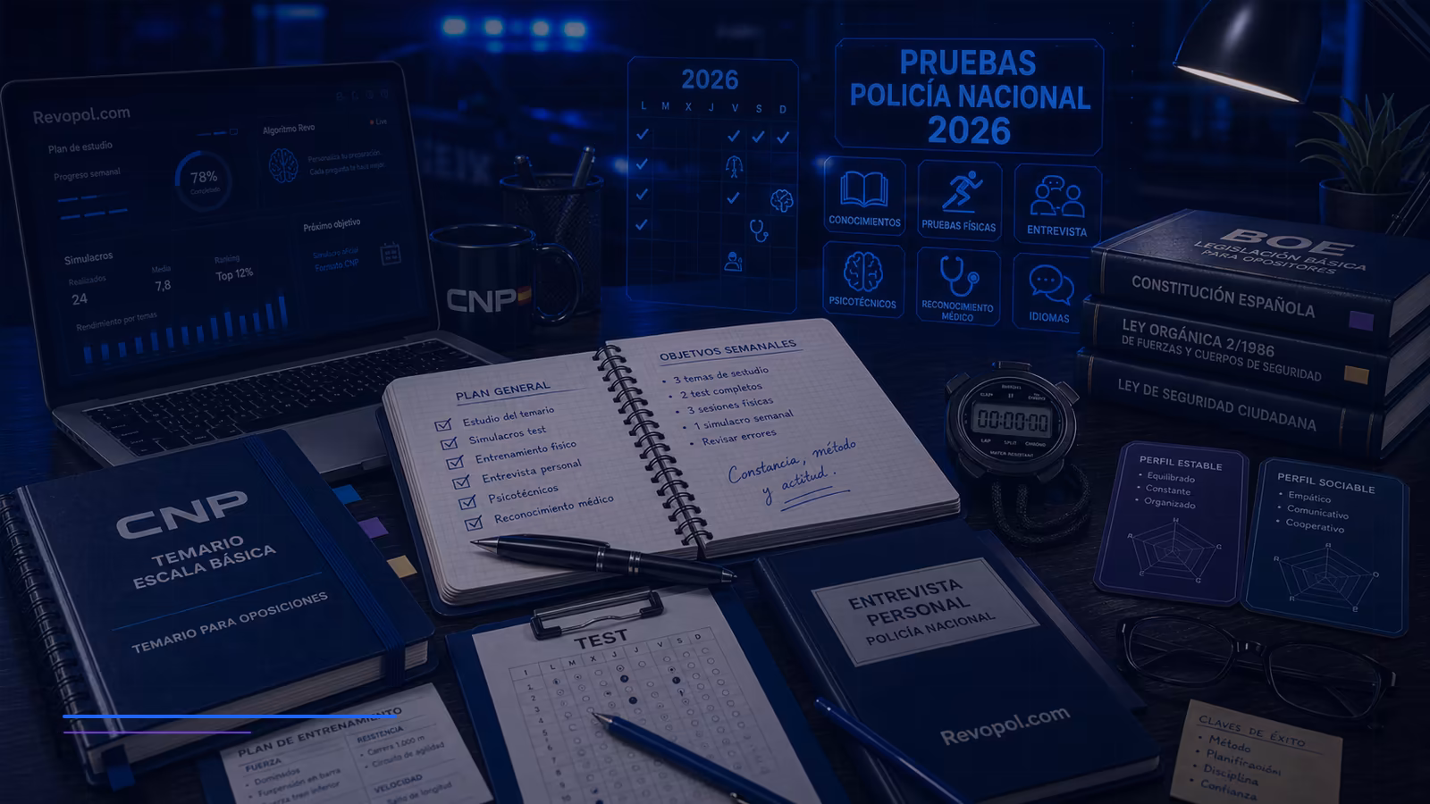 Pruebas Policía Nacional 2026: fases, orden y cómo prepararlas