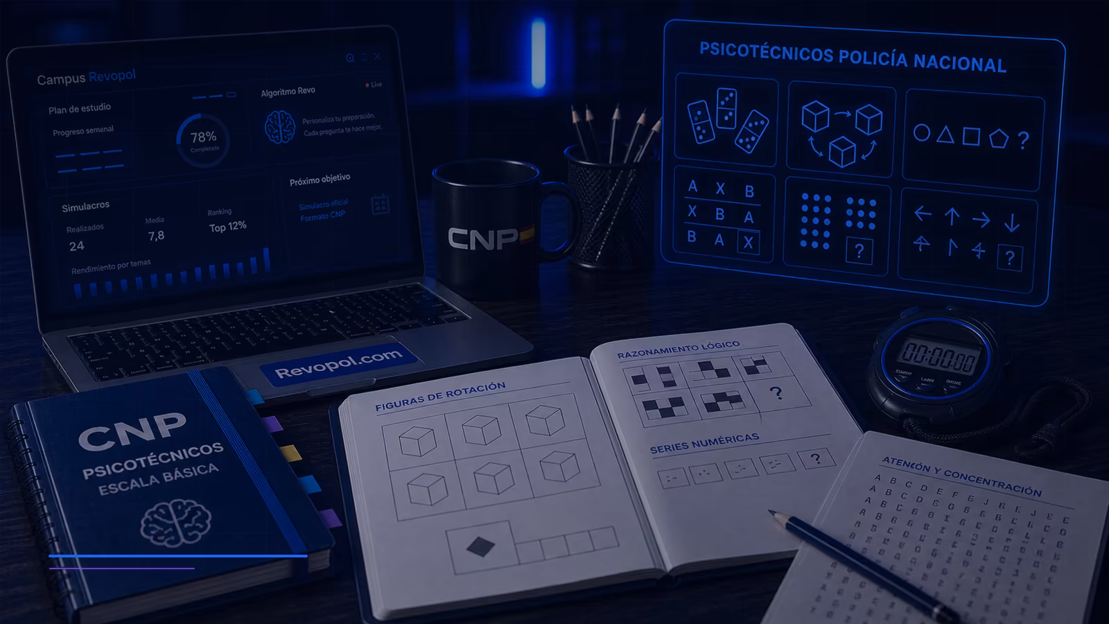 Psicotécnicos Policía Nacional: cómo entrenarlos para no quedarte fuera